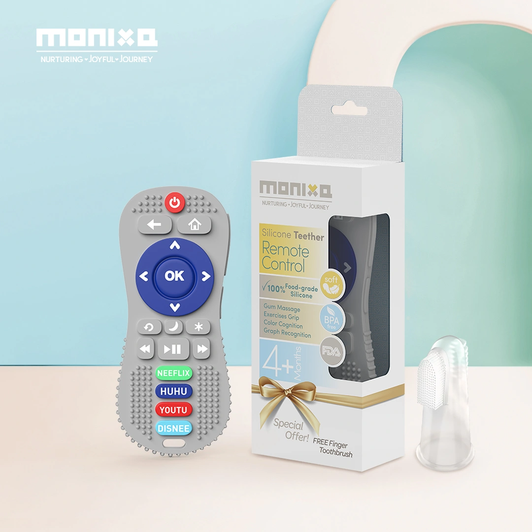 Silicone Teether – Remote Control