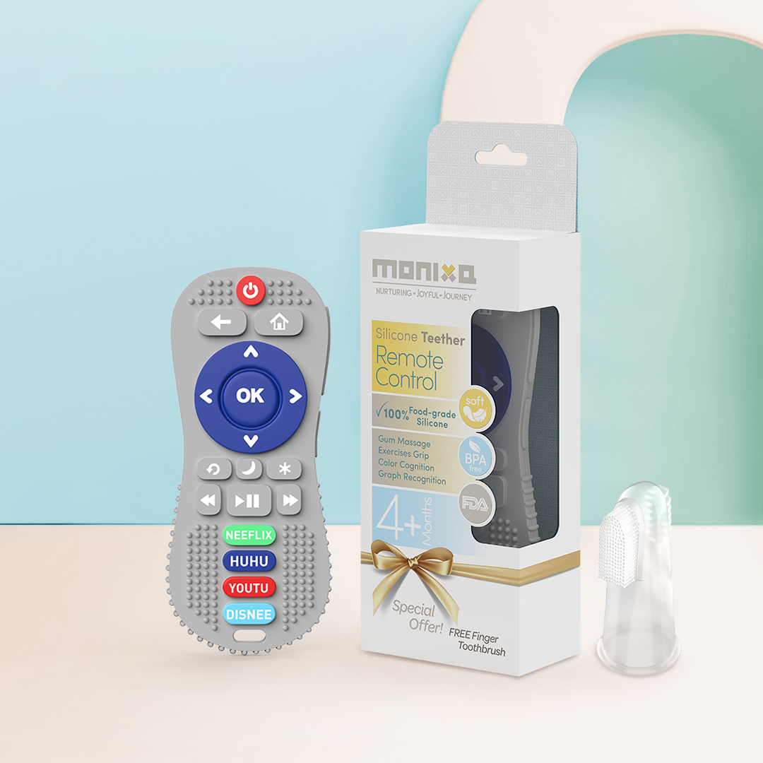 Silicone Teether – Remote Control
